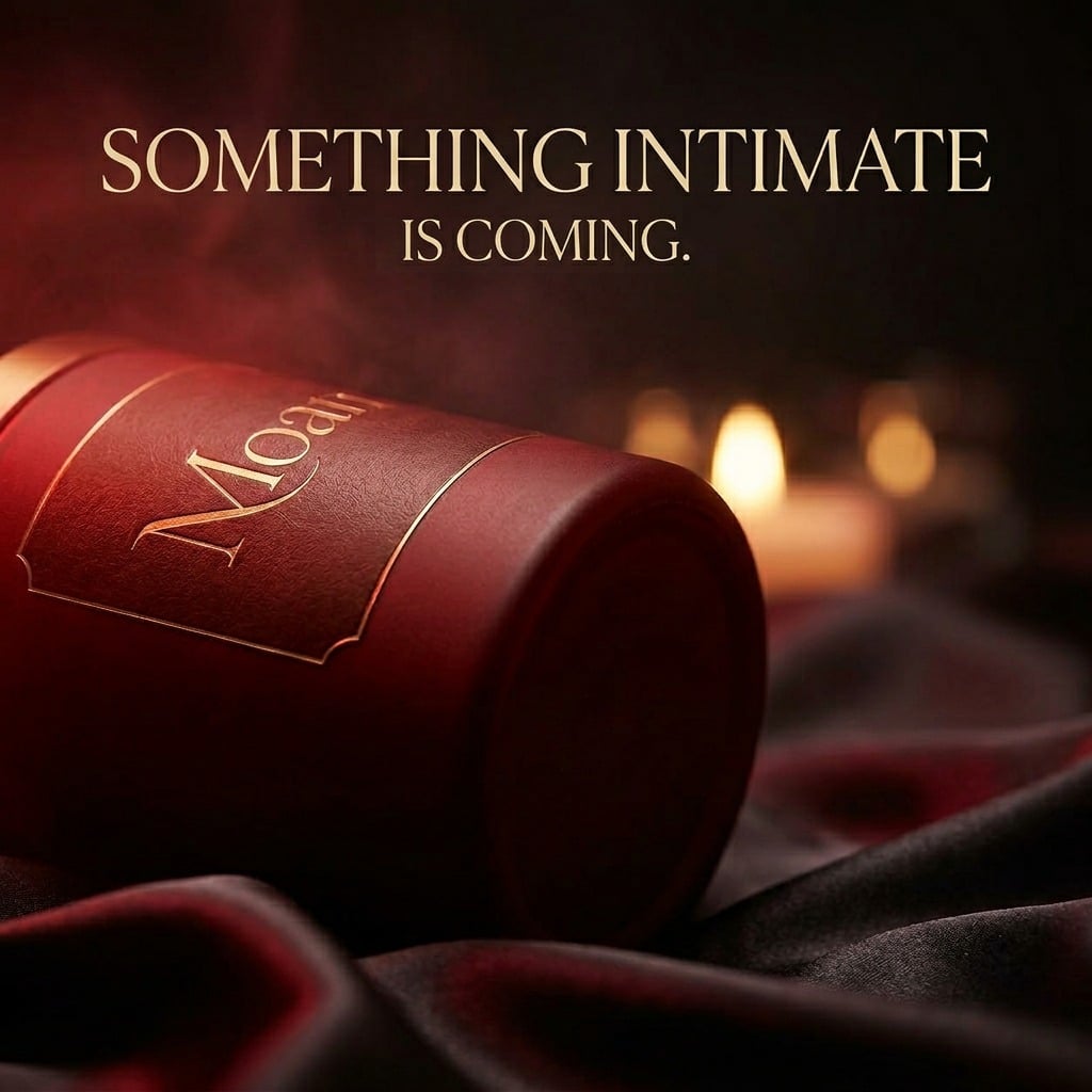 Something Intimate Is Coming — Moan on dark silk